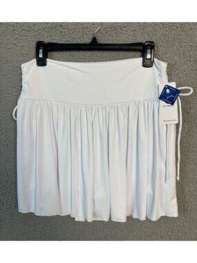 Attarco Women's  Golf / Tennis Athletic Pleated Skort White Size XL New With Tag